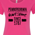 thumbnail image 4 of Inktastic Pennsylvania Awesome Since 1787 Women's T-Shirt, 4 of 5