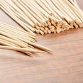 thumbnail image 3 of 100 Pcs Brochettes Jetables en Bambou 3mmx25cm Bâtonnets de Rôtissage Pics Alimentaires pour BBQ, 3 of 8