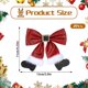 thumbnail image 2 of 2 Pcs Christmas Hair Clips, Glitter Christmas Hair Bows Cute Barrettes Hairpins, 2 of 5
