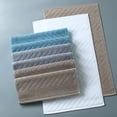 thumbnail image 6 of Unique Bargains Fade Resistant Cotton Bath Rugs Shower Mat Bathroom Non Slip Blue, 6 of 7