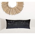 thumbnail image 5 of 35" Black Portland Nighttime Skyline Lumbar Decorative Pillow, 5 of 5