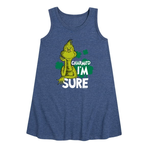 The Grinch - Charmed I'm Sure - Toddler and Youth Girls A-line Dress