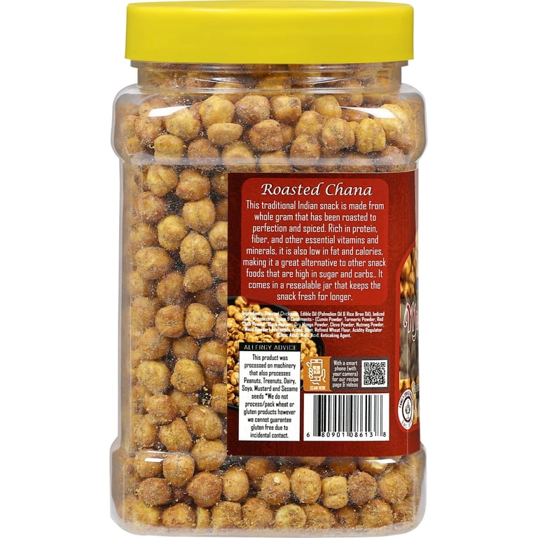 Rani Roasted Chana (Chickpeas) Masala Flavor 14oz (400g) PET Jar