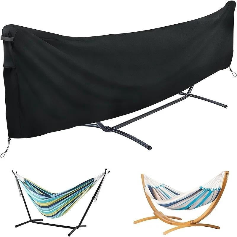Outdoor courtyard hammock cover, made of Oxford fabric, with handles and ventilation holes, outdoor double-person hammock sunshade cover