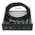 thumbnail image 1 of Hub USB ASHATA del panel frontal de 5,25 pulgadas con 2 puertos USB 3.0 y 2 puertos USB 2.0, 1 of 7