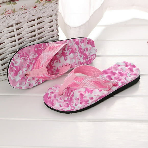 ZTTD Women Summer Flip Flops Shoes Flops Flip Sandals Outdoor Slipper Indoor Women's Slipper Pink