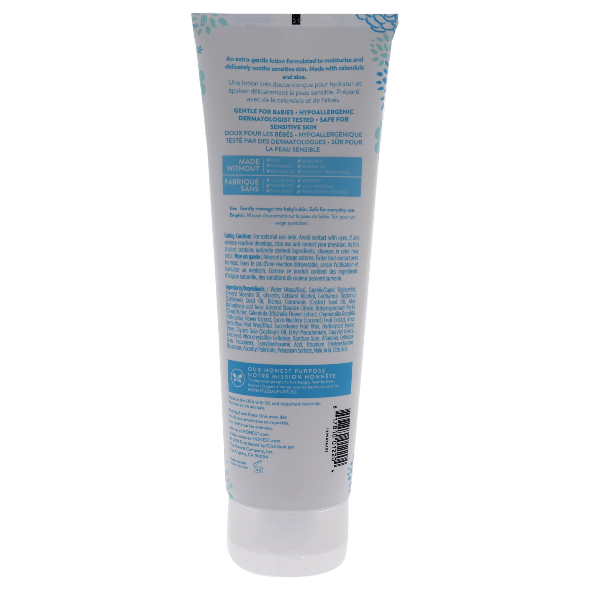 honest baby lotion