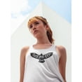 thumbnail image 2 of Don't Just Fly Quotes Tank Women -Image by Shutterstock, Female x-Small, 2 of 4