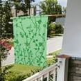 thumbnail image 3 of ZNDUO Flowers Green Vines Pattern Garden Flag, 12.5"x18" Double Sided Polyester Flag for Garden Farmhouse Patio Home Decor, 3 of 8