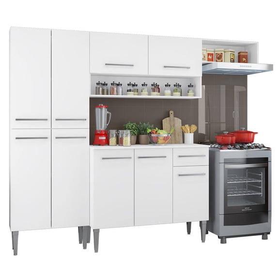 Cocina Integral Modular Madesa Emilly Top 229cm BB