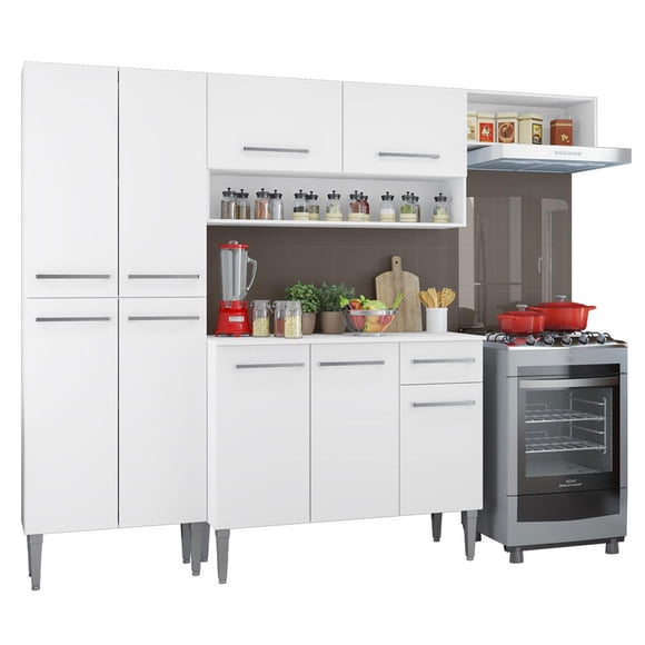 Cocina Integral Modular Madesa Emilly Top 229cm BB