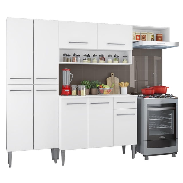 Cocina Integral Modular Madesa Emilly Top 229cm BB