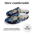 thumbnail image 6 of Disketp Abstract Blue Squares Women's Men's Slippers Plush Slip-On House Slipper for Winter Indoor Soft Cushion Non-slip Fluffy Slides Slippers-46/47, 6 of 7