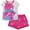 Pink, variant on Trolls Poppy Girls 2 Piece Short Set (Loungewear Style), Toddler