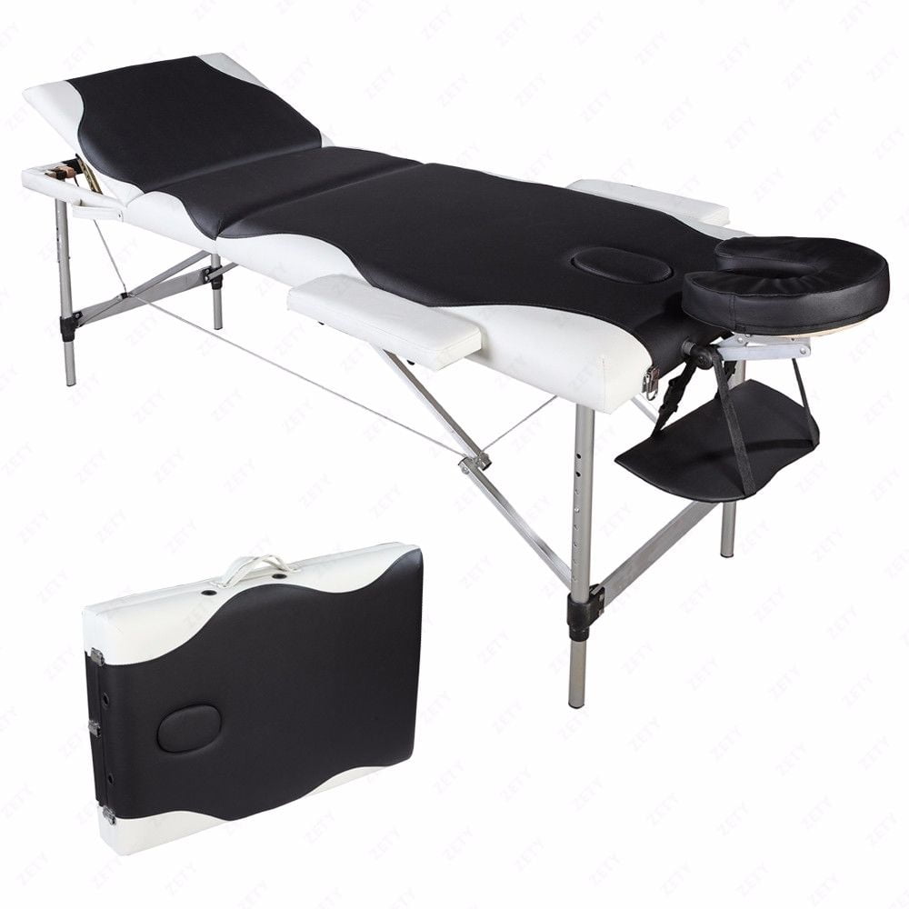 Veryke Folding Massage Table, Professional Massage Bed 3 Fold Lash Bed