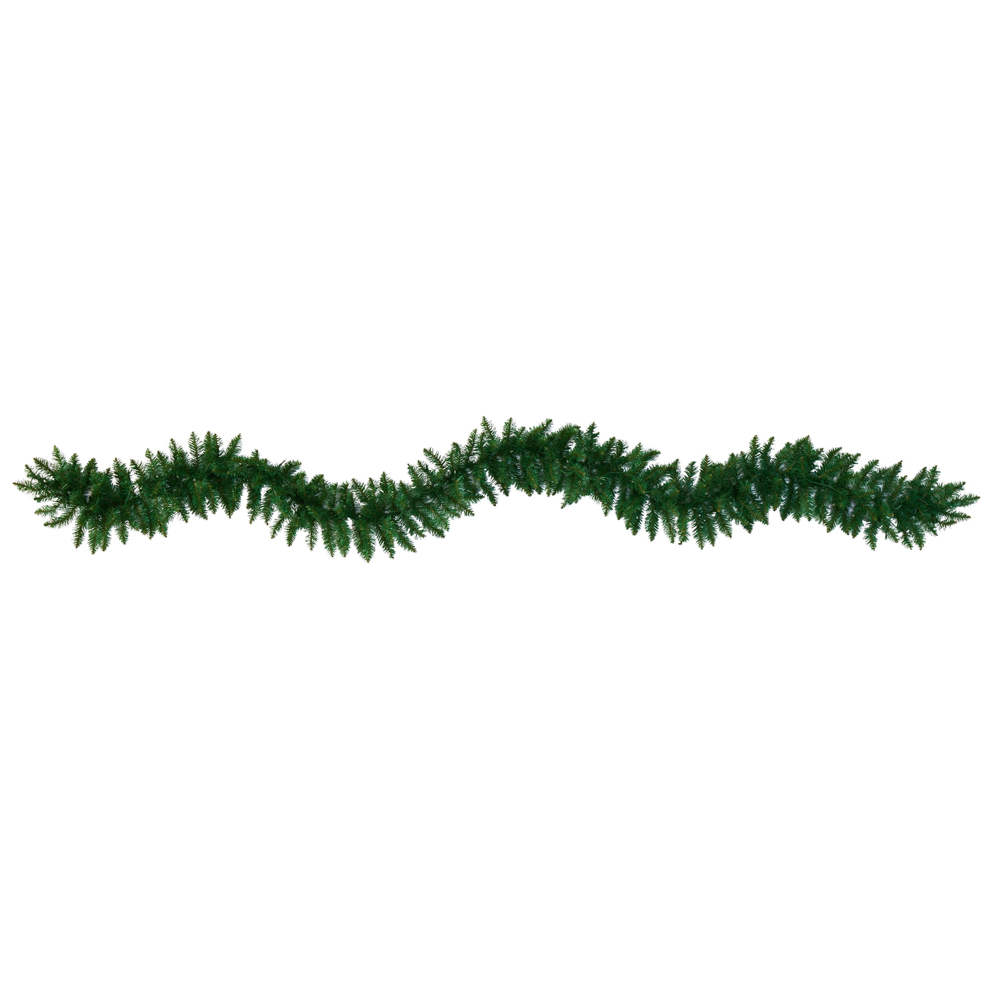 Nearly Natural Holiday Pine Prelit Battery Operated Garland, 5.00" (Green)