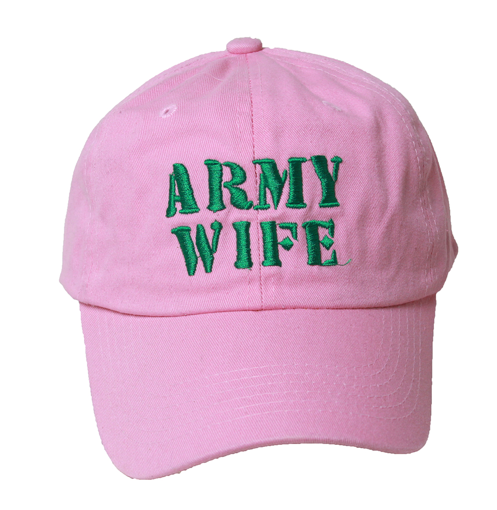 pink and green hat