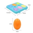thumbnail image 3 of de huevos , huevos de bebé Juguetes de aprendizaje Formas y colores Rompecabezas s educativos de clasificación Mejorar las habilidad, 3 of 6