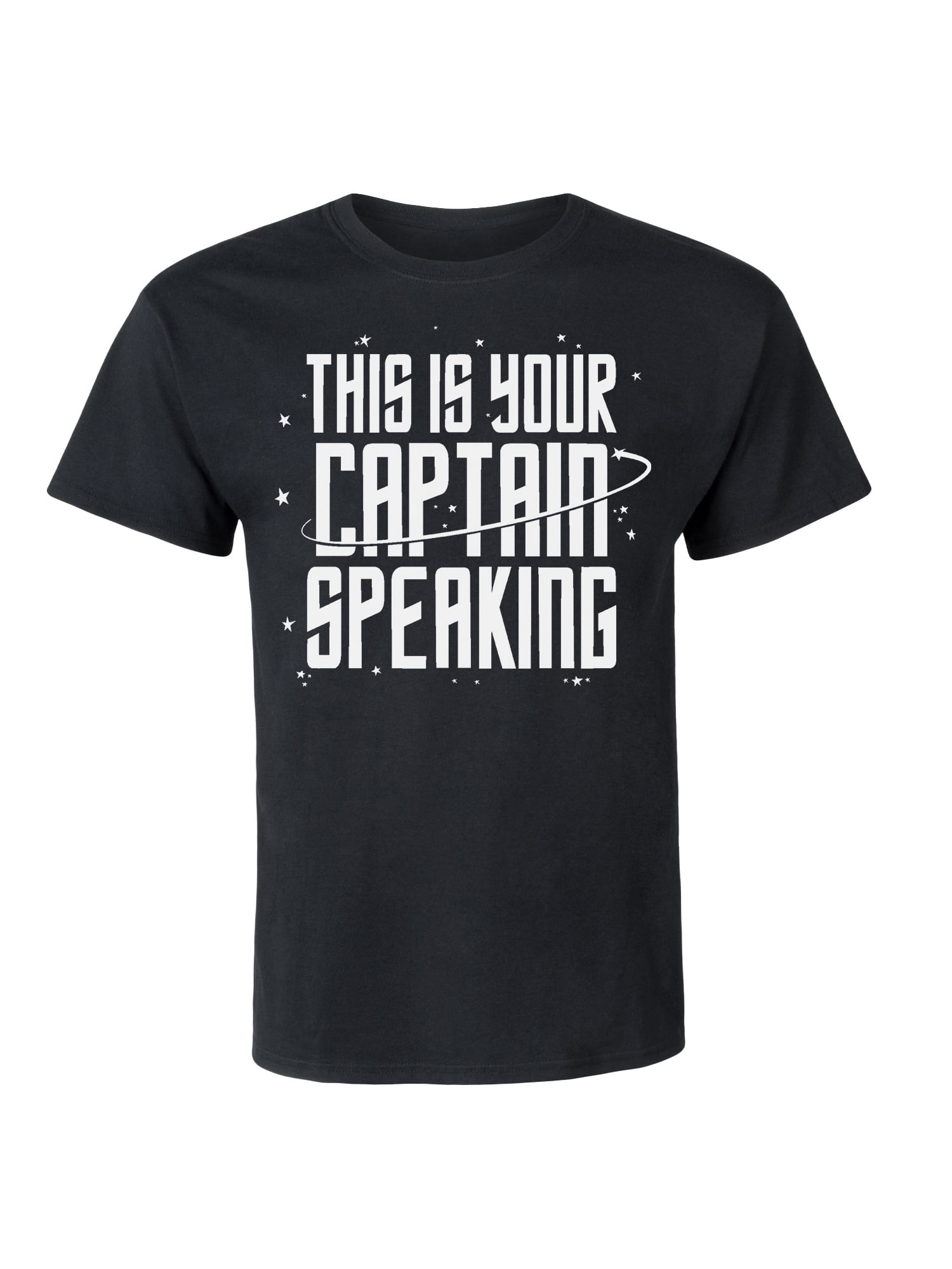 Instant Message - This is Your Captain Speaking - Men's Short Sleeve  Graphic T-Shirt 