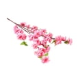thumbnail image 2 of Ramas de flor de durazno artificiales, flores falsas para decoración del hogar, bodas, arreglos florales de jardín, accesorios para sala de estar, rosa y blanco, 40 cm, 2 of 6