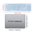 thumbnail image 2 of Teclas Mecánicas Retro De 112 Teclas, Tapas De Teclado Chapadas Redondas, Teclas Abs Punk Con Capa Translúcida Para Juegos De Modificación De Teclado Mecánico (Azul Cielo) seitruly EL013881-01, 2 of 5