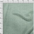 thumbnail image 3 of oneOone Viscose Chiffon Teal Green Fabric Check Dress Material Fabric Print Fabric By The Yard 42 Inch Wide, 3 of 4