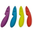 thumbnail image 5 of Handy Housewares 4pc Colorful Paring Knife Set with Sheath Covers, 5 of 5