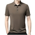 thumbnail image 2 of pstuiky Camisas de manga corta para hombre, Camisa tipo blusa informal de manga corta con cuello vuelto para hombre camisas casuales para hombre xxl, 2 of 6