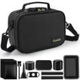 thumbnail image 1 of Bolsas de Cuero PU a Prueba de Olores con 10 Accesorios, Estuche Portátil a Prueba de Olores con Cerradura y Gran Regalo para Mujer, Contenedores de Caja a Prueba de Olores de 9 X 6 X 4 Pulgadas (Negro), 1 of 5