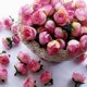 thumbnail image 5 of 60 rosas artificiales de 3 cm para ramos de boda, centros de mesa, decoración de fiestas (rosa), 5 of 6