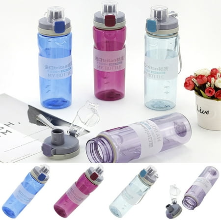 

Beechoice 550ml Motivational Water Bottle Motivational Fitness Sports Water Bottle with Time Marker & Straw Leakproof BPA Free for Fitness Gym and Outdoor Sports