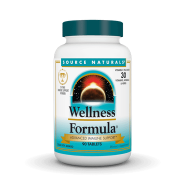 Source Naturals Wellness Formula Bio-Aligned Vitamins & Herbal Defense - Immune System Support Supplement & Immunity Booster* - 90 Tablets