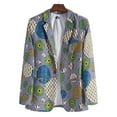 thumbnail image 2 of Men‘s Autumn And Winter Long Sleeve Printed Suit Coats Blouse, 2 of 6