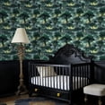 thumbnail image 4 of Peel and Stick Wallpaper Twilight Forest Glowing Mushrooms Wall Mural 17.7in x 9.8ft Self Adhesive Removable Wall Paper Renter Friendly Wallpaper for Nursery Bedroom Cabinets, 4 of 8