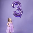 thumbnail image 4 of Globo digital Kelfuoya número 13 de 40 cm, color morado, para fiesta, 4 of 6