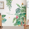 thumbnail image 1 of Adhesivos de pared de PVC con plantas verdes de selva tropical, 60 x 90 cm, 1 of 3