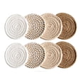 thumbnail image 1 of 8pcs Woven For Drinks Absorbent Set With, 1 of 6