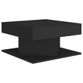thumbnail image 2 of vidaXL Coffee Table Black 22.4"x22.4"x11.8" Engineered Wood, 2 of 7