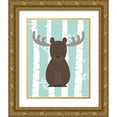 thumbnail image 1 of Robinson, Tamara 26x32 Gold Ornate Wood Framed with Double Matting Museum Art Print Titled - Woodland Birch IV, 1 of 4
