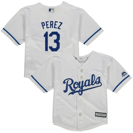 - Salvador Perez Kansas City Royals Majestic Infant Alternate Official Cool Base Player Jersey - Royal