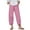 Pink, variant on Bigersell Ripped Pants for Women Full Length Pants Women's Print Pocket Sports Running Yoga Athletic Cotton And Linen Pants Ladies Pants Stretchy