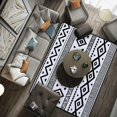thumbnail image 4 of Soft Rug Large Area Rugs, Black White Geometric Stripes Comfortable Indoor Carpet, Baby Play Mat for Living Room Bedroom Nursery Decor Floor Mat, 72x48inch Carpet Runner, 4 of 6