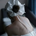 thumbnail image 6 of ‌Large Bow Hair Scrunchie - Plaid Ballet Style Ponytail Holder for Women(2pcs), 6 of 10