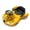 yellow, variant on Transparent Gear Toy Car with Press-and-Go Movement, Random Color Gears, Interactive