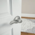 thumbnail image 4 of First Secure by Schlage Presley Bed / Bath Privacy Door Lever in Stainless Steel, 4 of 9