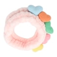 thumbnail image 5 of Unique Bargains Fashion Cute Plush Heart-shaped Headwrap for Women 7.87"x2.36" Dark Pink, 5 of 5