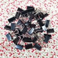 thumbnail image 5 of 40 clips de papel negros BANYUO 19 mm 40 piezas Metal alta calidad, 5 of 5
