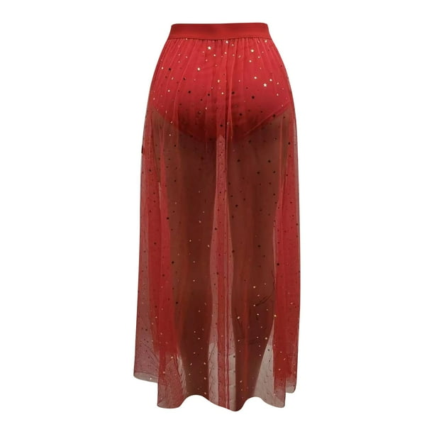 スカート NOTHINGEVERYTHING : 25SS / MESH LAYERED MIDI SKIRT (2COLORS) BOTTOMS - NOTHINGEVERYTHING