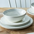 thumbnail image 5 of Noritake Grey Hammock 12-Piece Rim Dinnerware Set, Service for 4, 5 of 7