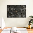 thumbnail image 3 of Elephant Stock Deluxe Abstract Wall Art - Horizontal Canvas Wall Art - Living Room Wall Decor - Abstract Canvas - Silver And Gray Decor - 12" x 8", 3 of 8